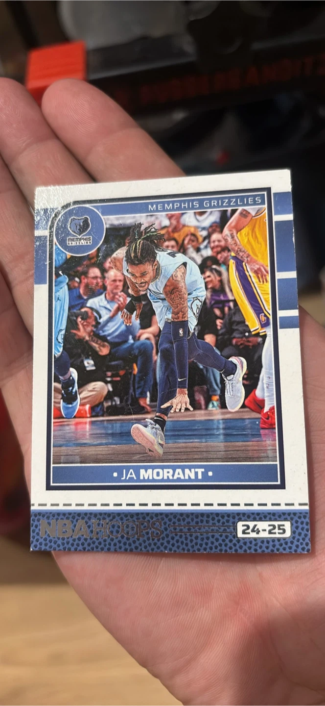 2024-25 Panini NBA Hoops Ja Morant Trading Card