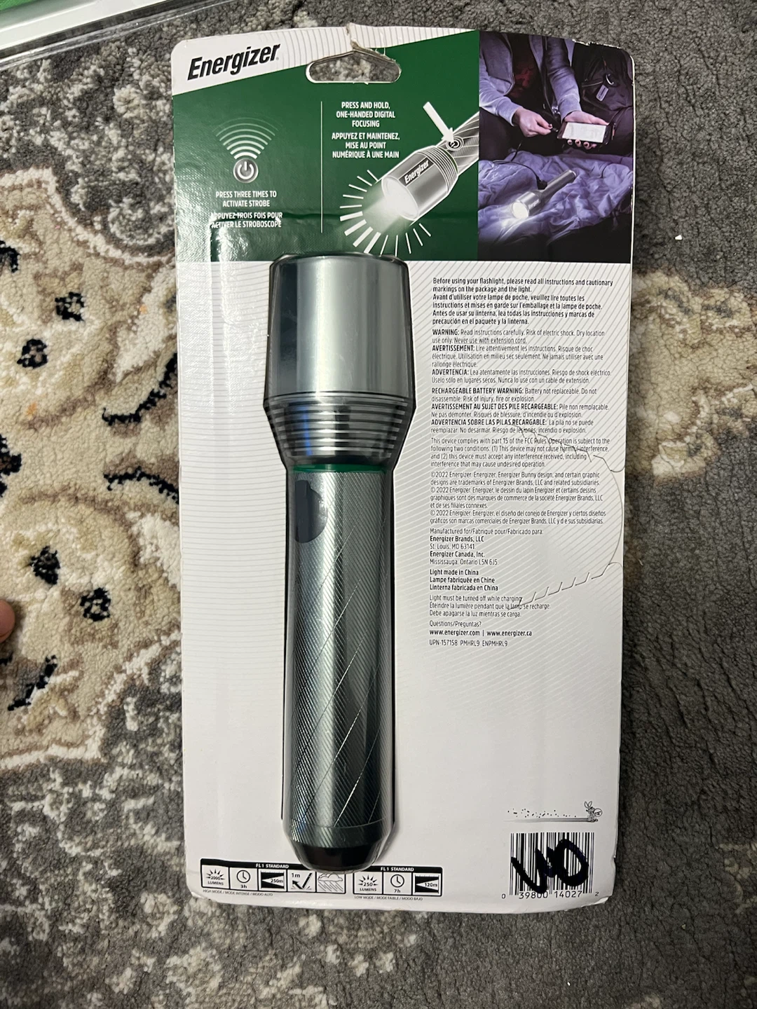 Energizer X2000 Rechargeable LED Flashlight – 2000 Lumens - photo 3