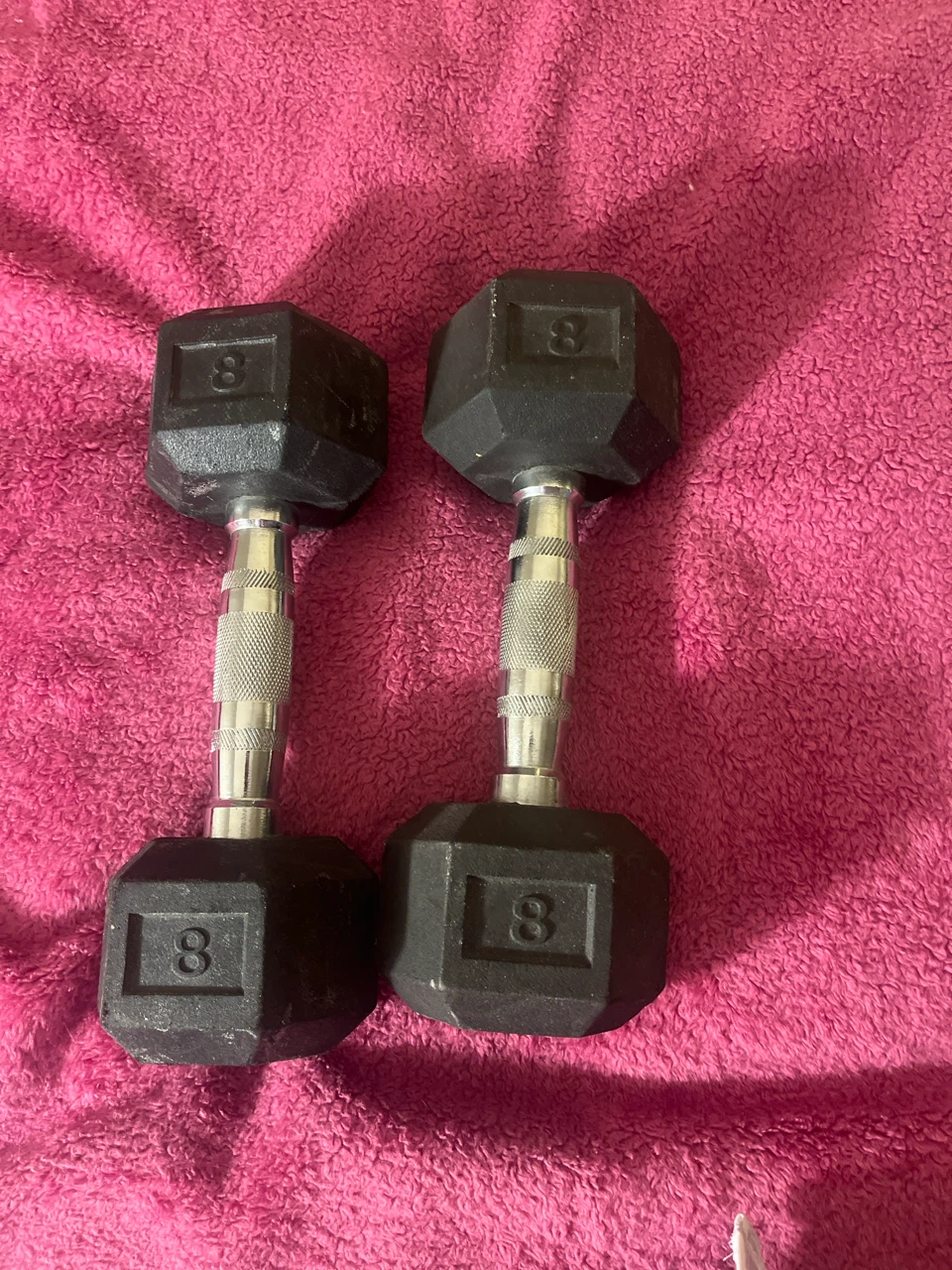 Pair of 8lb Dumbbells