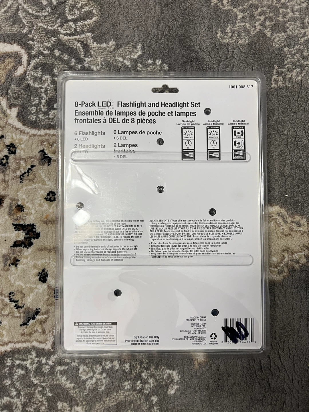 8-Pack LED Flashlight and Headlight Set - photo 2