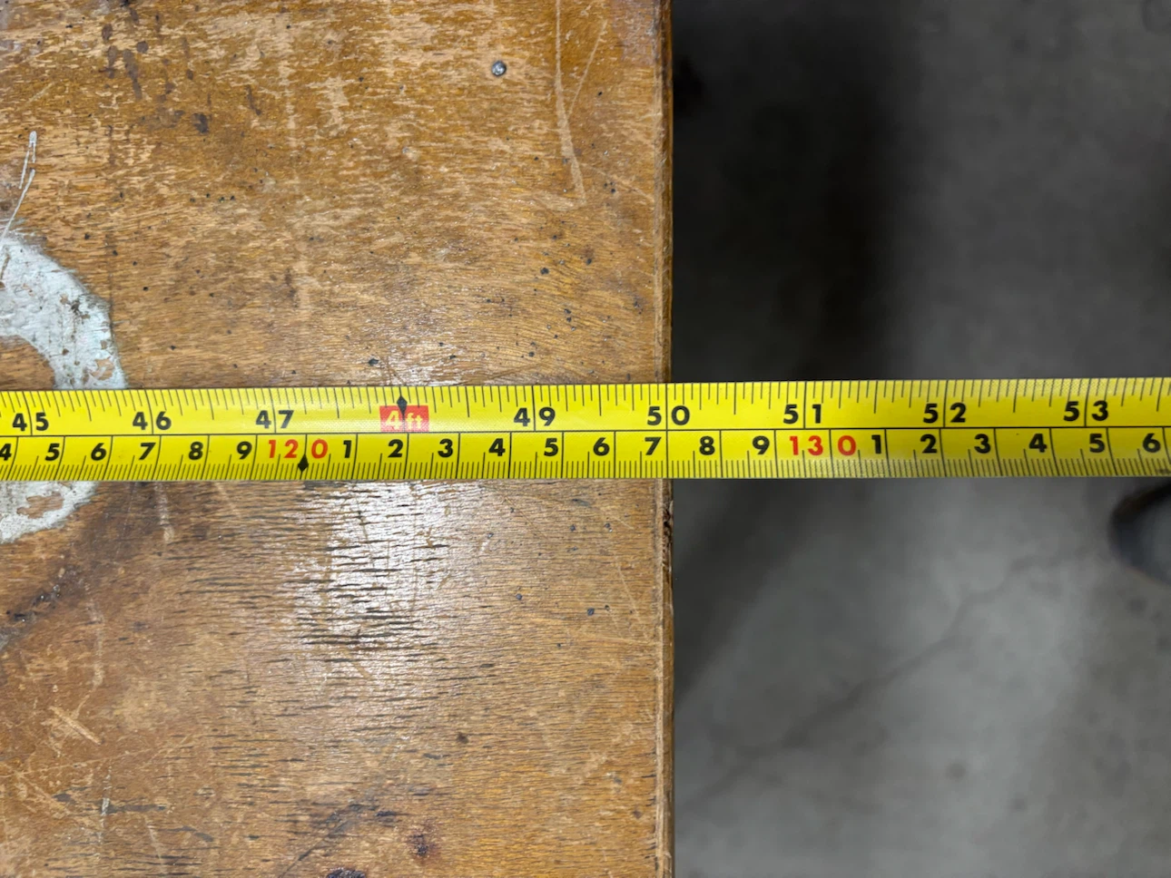 Vintage Wooden Work Table with Drawer - photo 3
