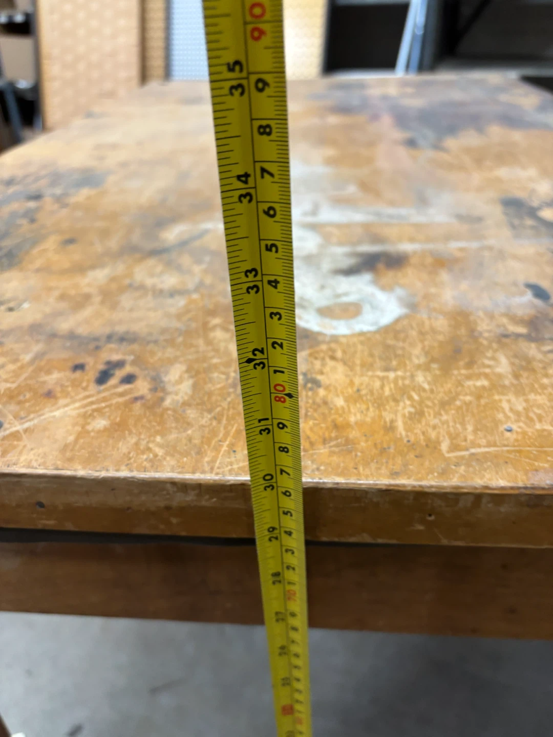 Vintage Wooden Work Table with Drawer - photo 5