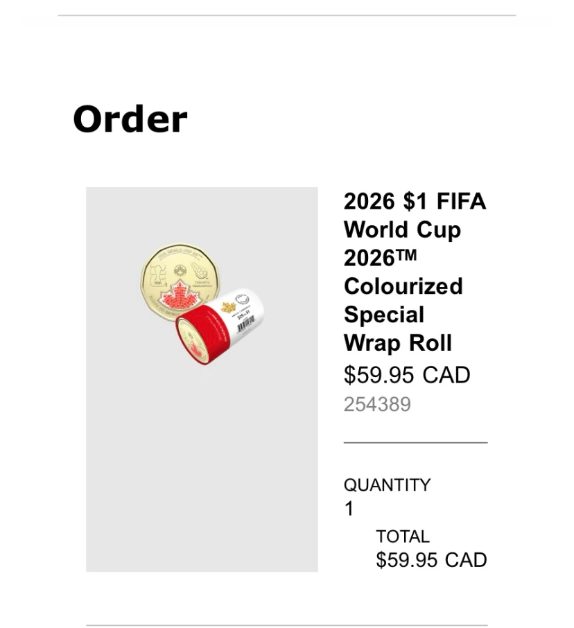 2026 - FIFA pack of Loonies - photo 4