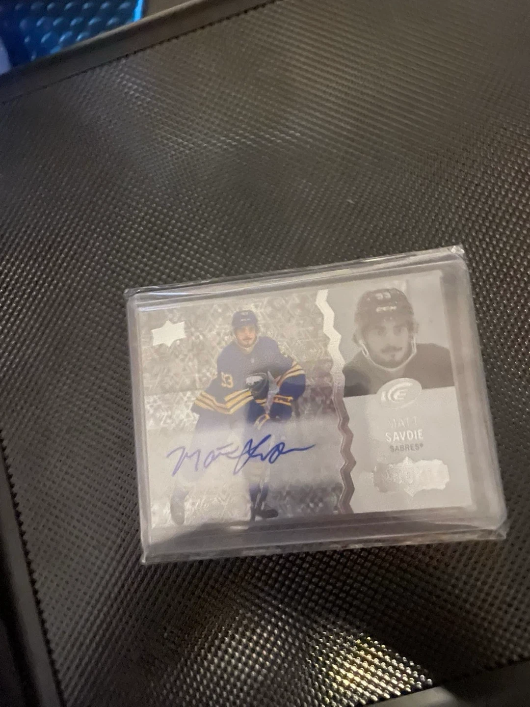 Matt Savoie ice Autographed Hockey Card