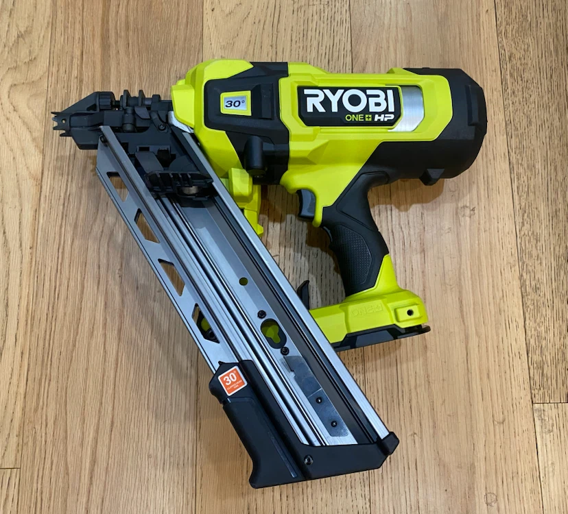 RYOBI 18V ONE+ HP Brushless AirStrike 30° Framing Nailer