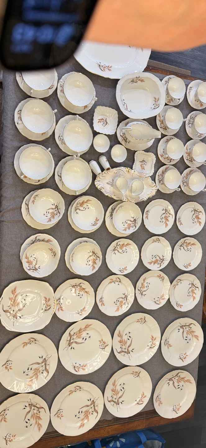 Adderley fine bone china  Vintage China Dinnerware Set - photo 2