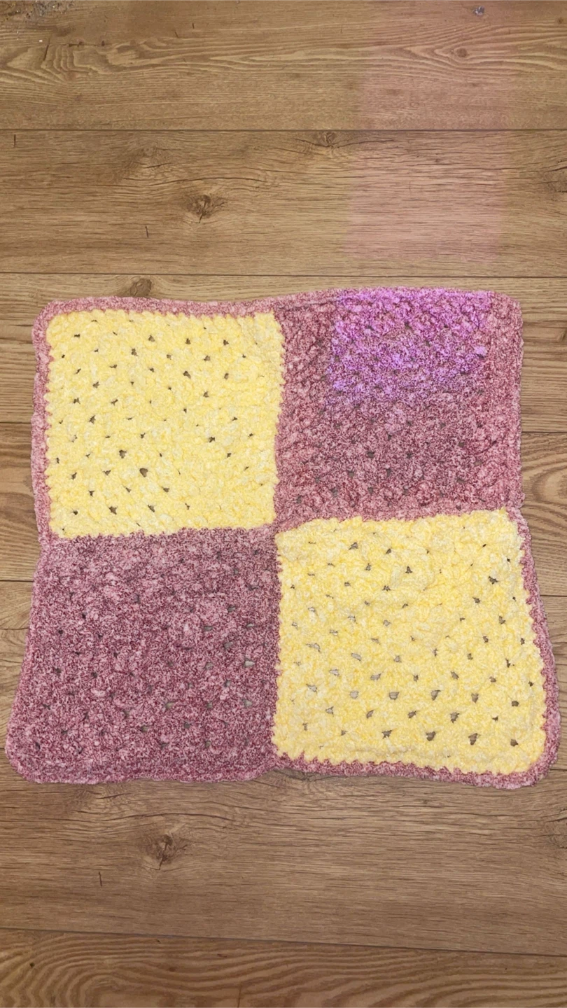 Handmade Crochet Small Baby Blanket