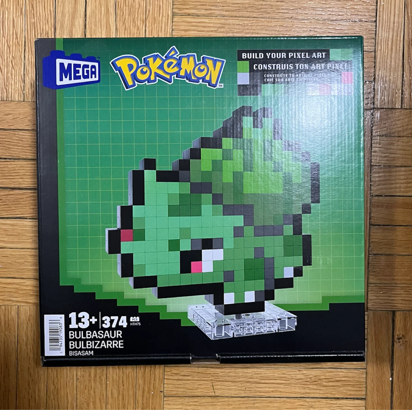MEGA Pokémon Bulbasaur Pixel Art Building Set