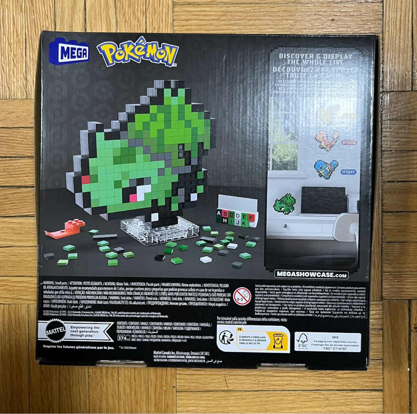 MEGA Pokémon Bulbasaur Pixel Art Building Set - photo 2