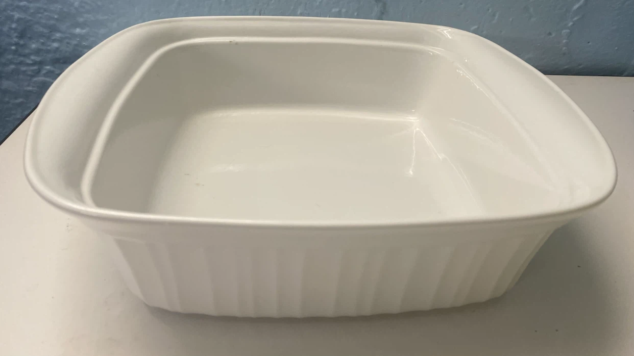 CorningWare White Square Casserole Dish
