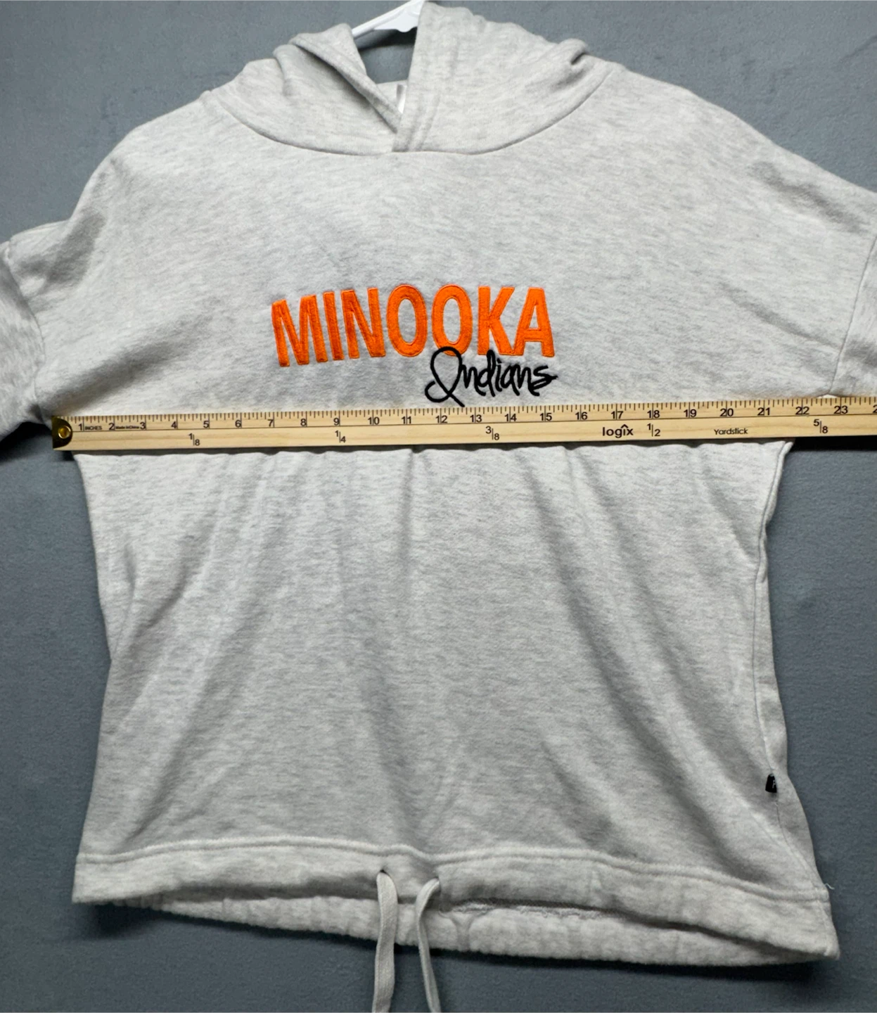 Minooka Indians Grey Hoodie - photo 4