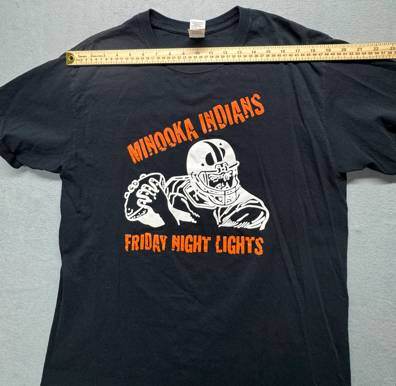 Gildan Minooka Indians Football T-Shirt - photo 5