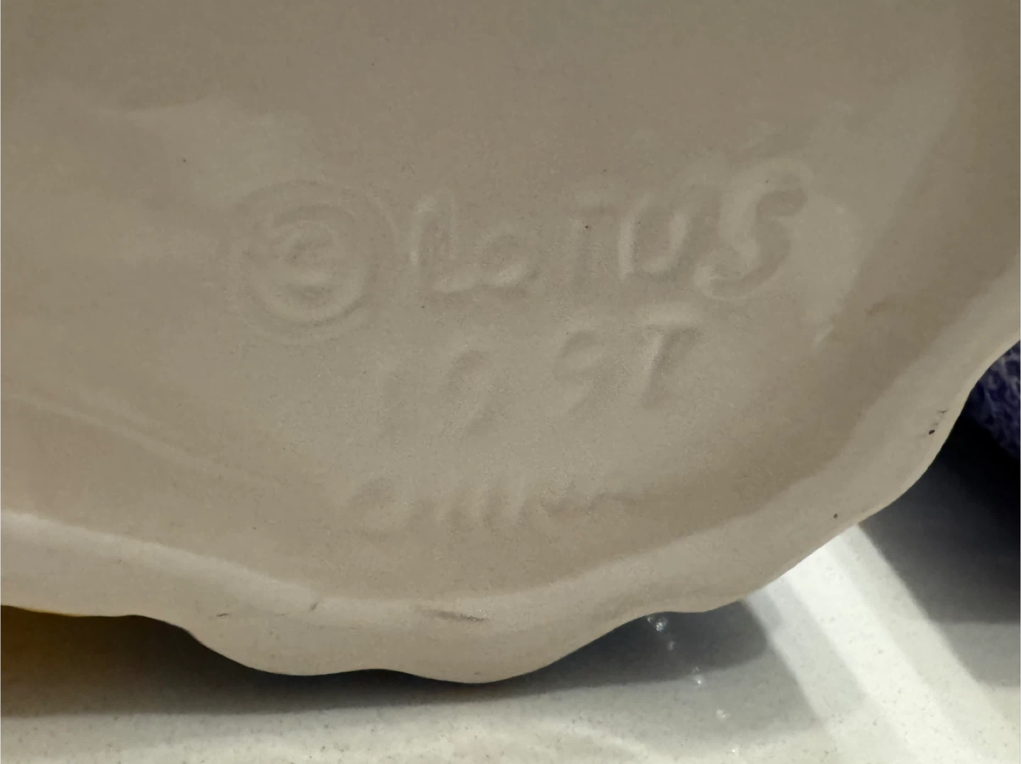 Vintage 1997 Lotus Ceramics Novelty Cream + Sugar Set - photo 5