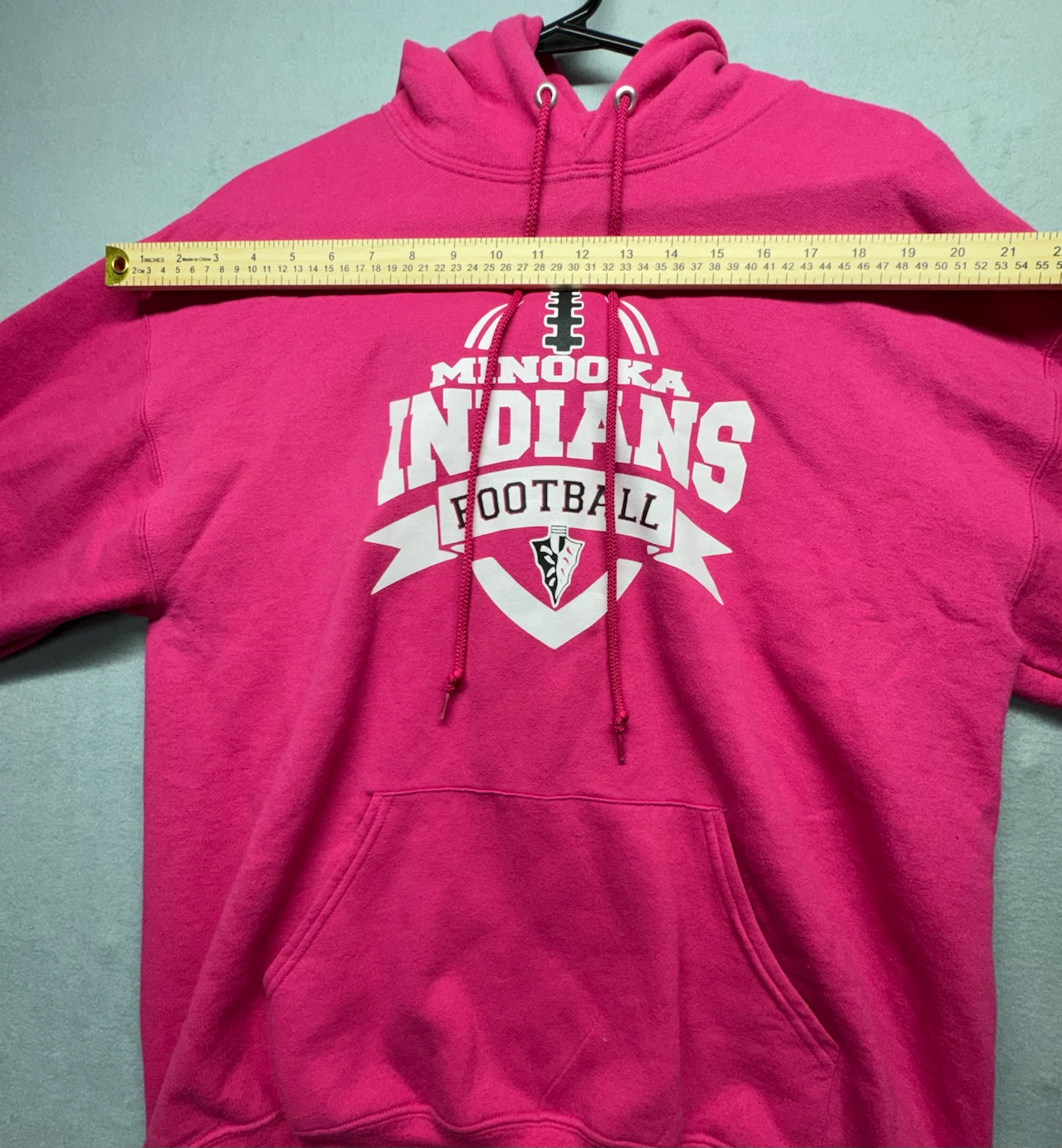 Jerzees NuBlend Minooka Indians Football Hoodie - photo 4