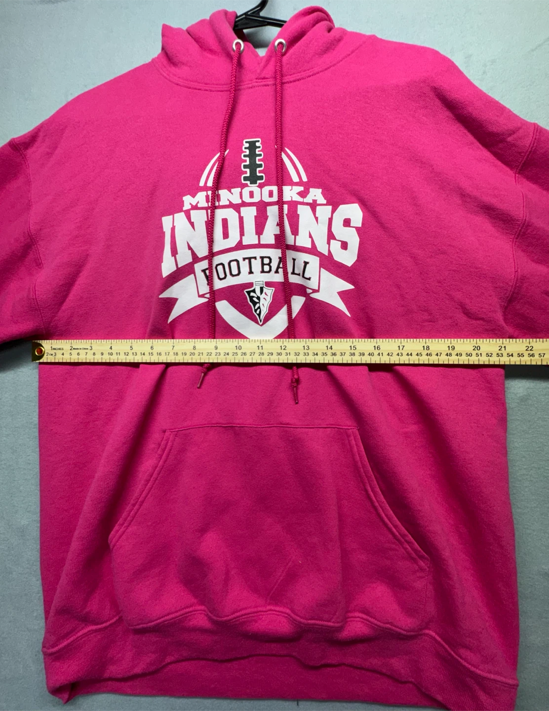 Jerzees NuBlend Minooka Indians Football Hoodie - photo 5