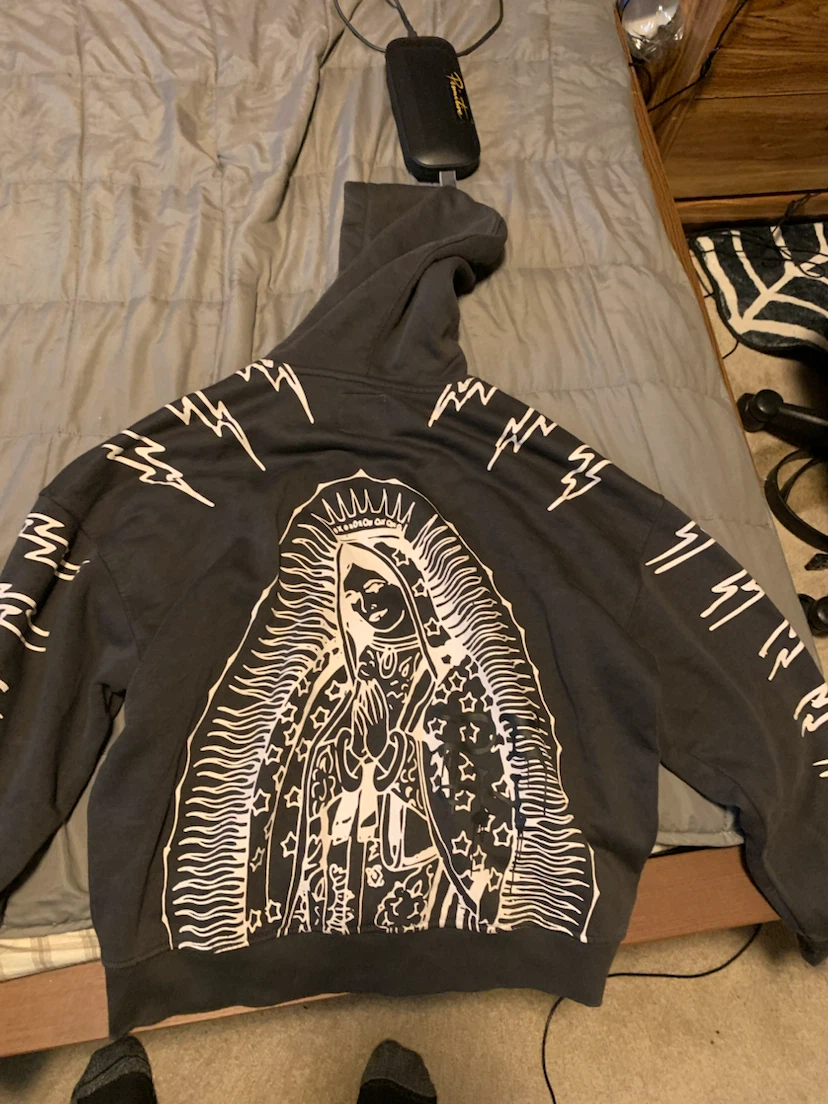 Ed Hardy Mary Mineral Grey Zip Hoodie - photo 2