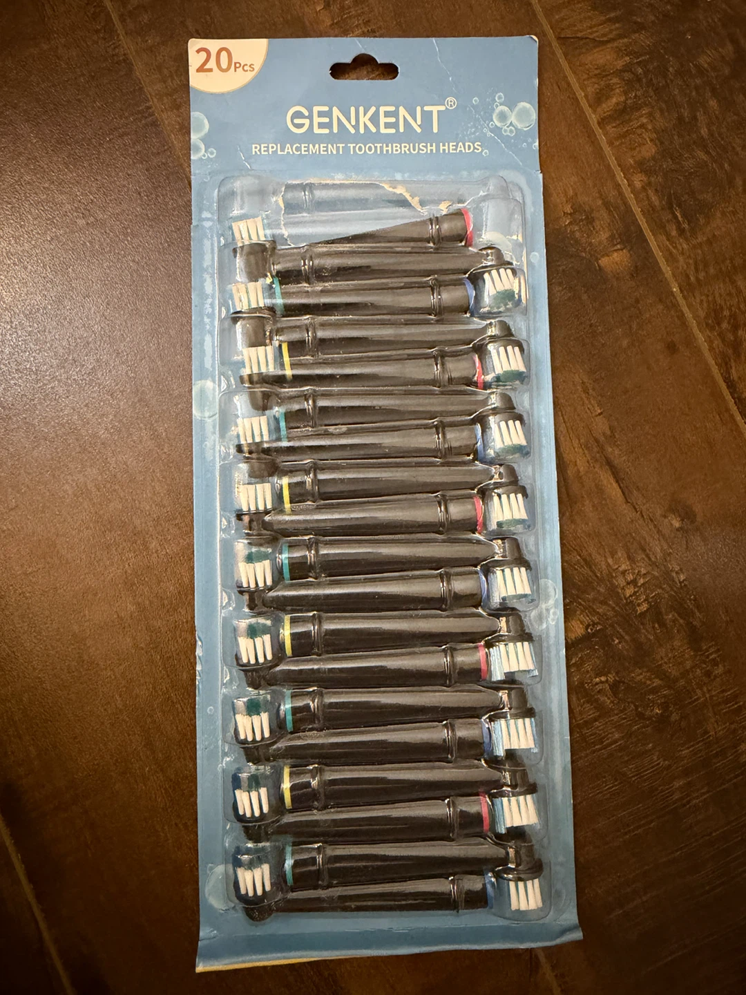 GENKENT Replacement Toothbrush Heads - 19 Pcs