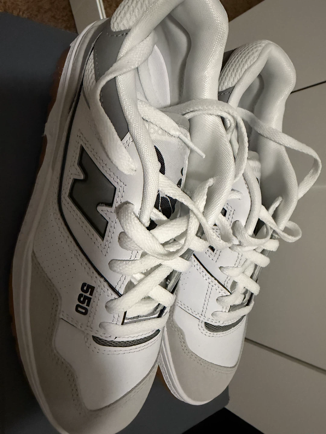 New Balance 550 White Grey Gum - photo 3
