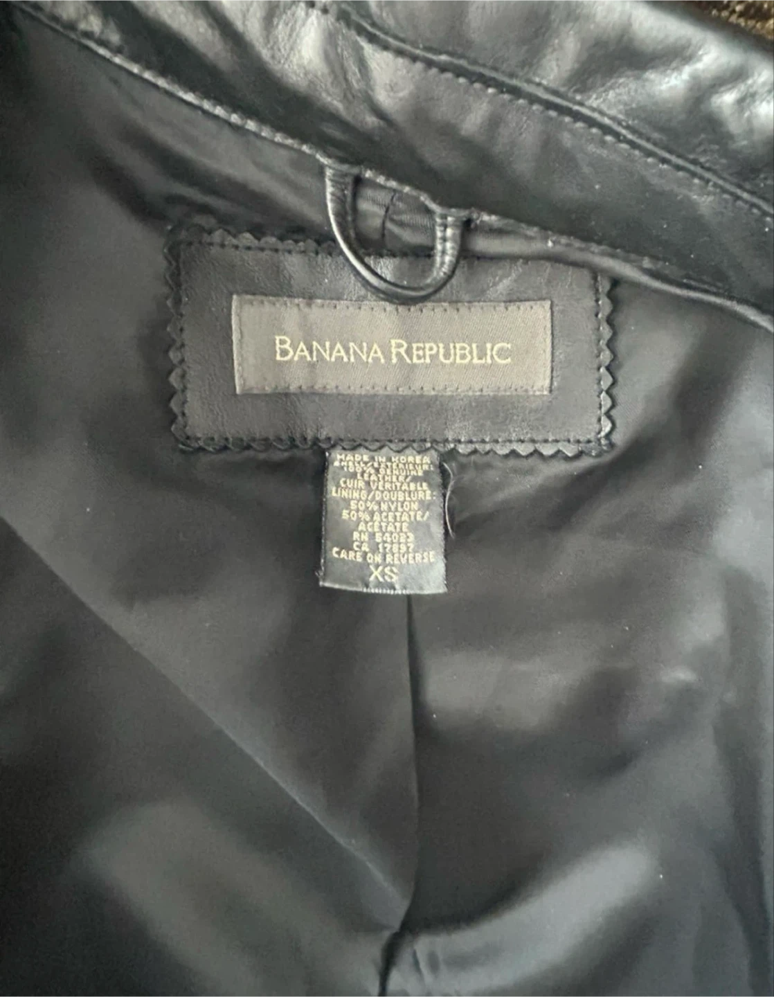 Banana Republic Black Leather Jacket - photo 2