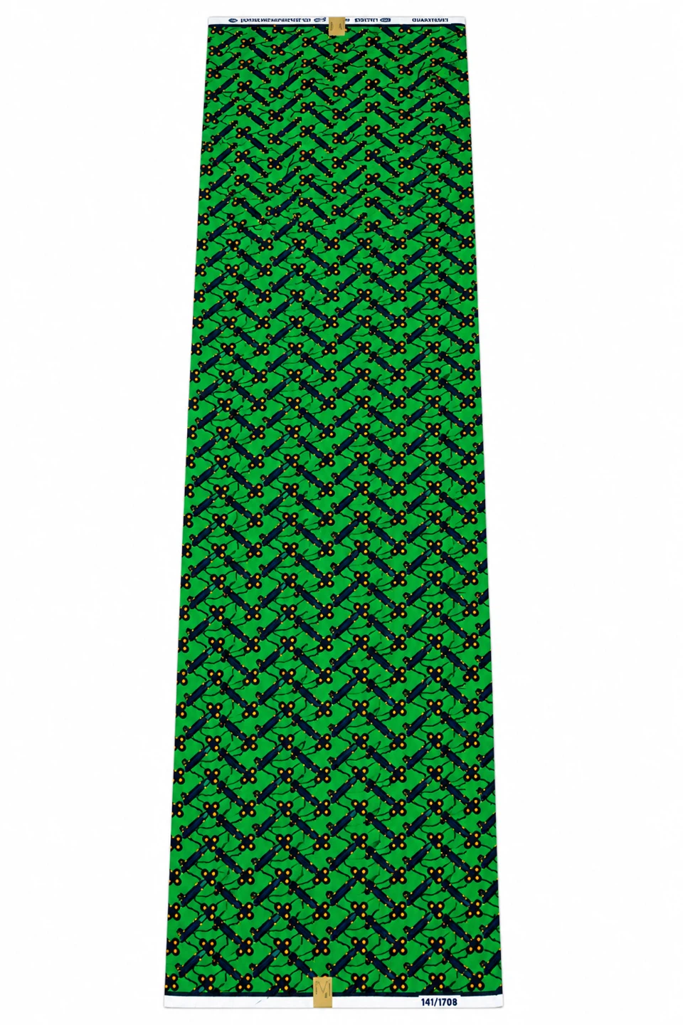 Green African Print Fabric 141/1708