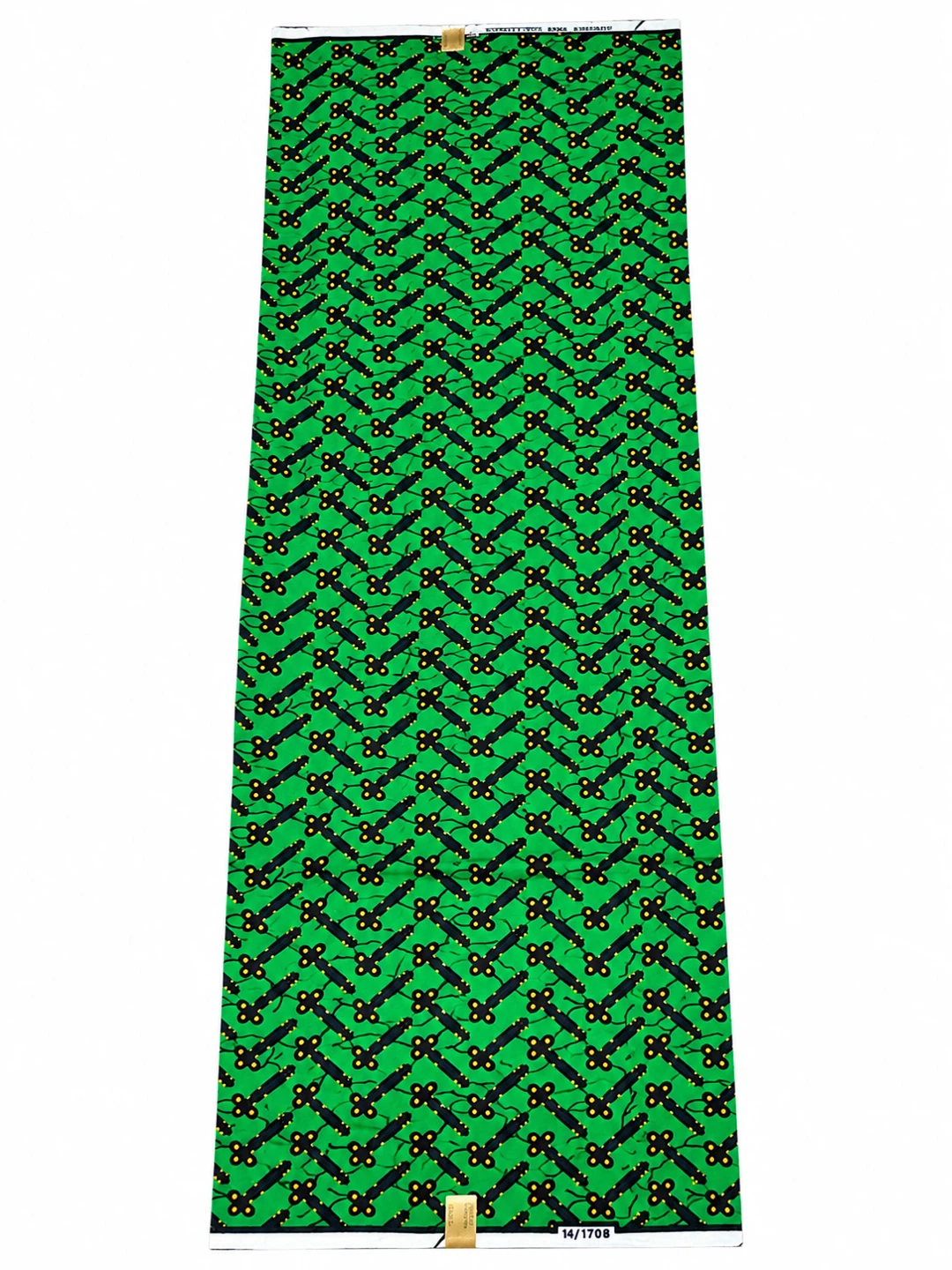 Green African Print Fabric 141/1708 - photo 2