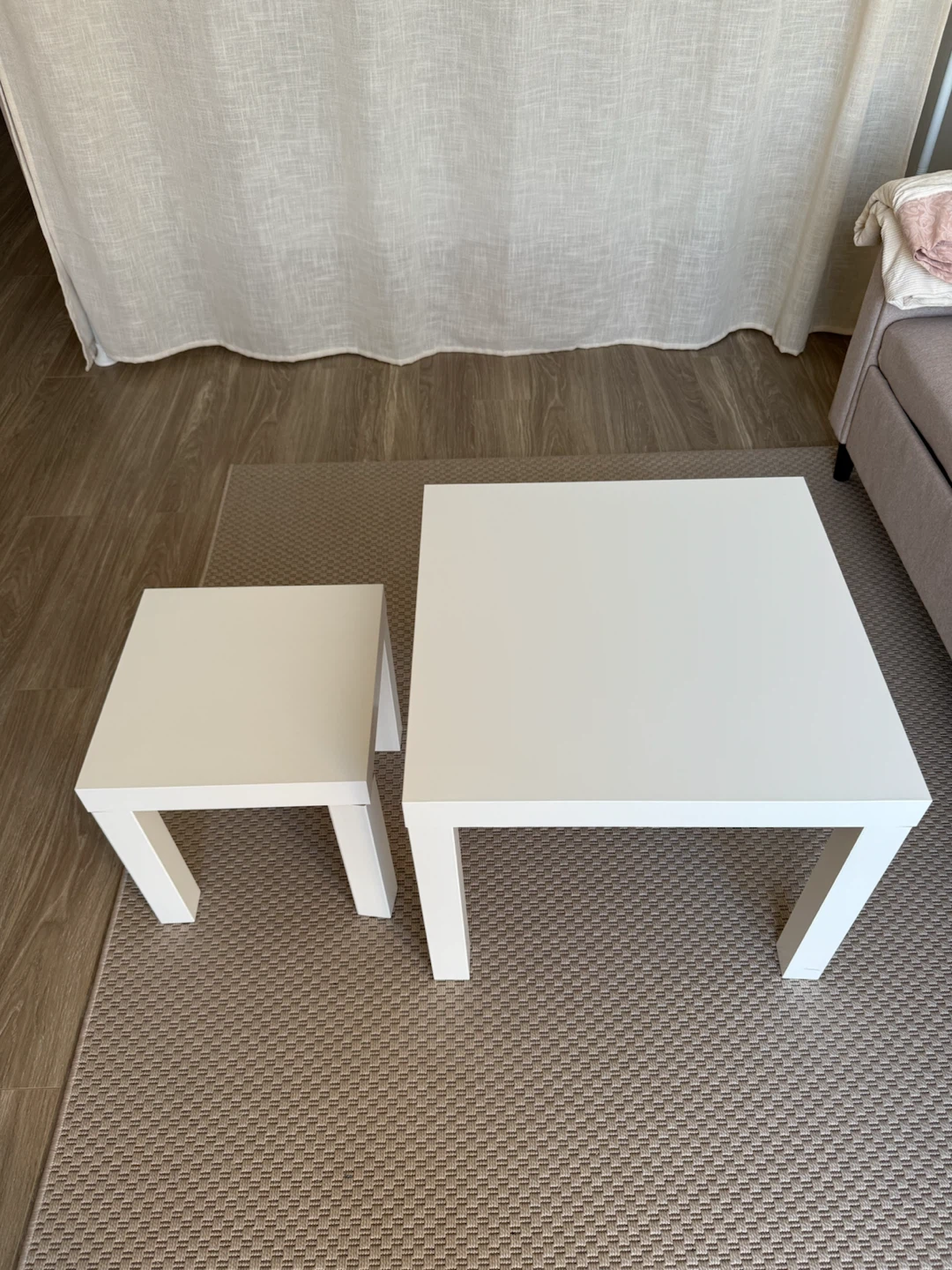 IKEA LACK Side Tables - White (Set of 2)