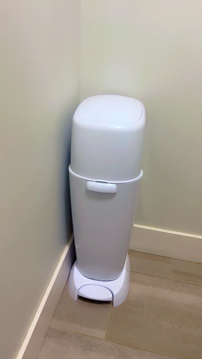 White Diaper Pail
