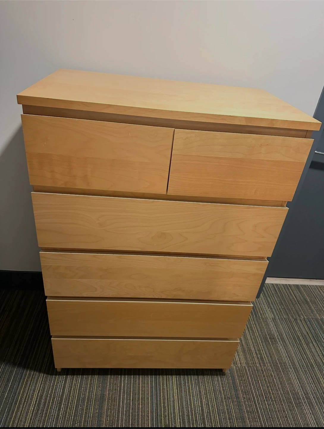 Ikea Light Wood 6-Drawer Dresser * Delivery Included
