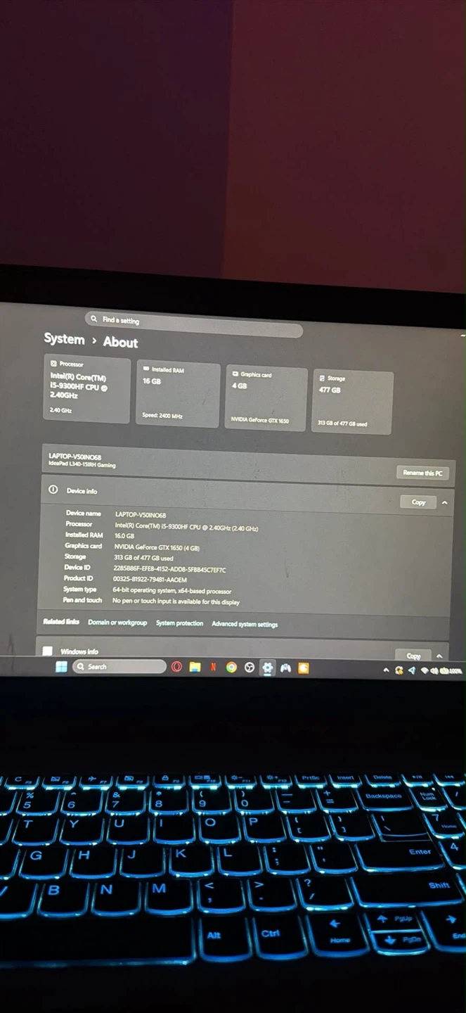🎮 Lenovo IdeaPad L340 Gaming Laptop - photo 2