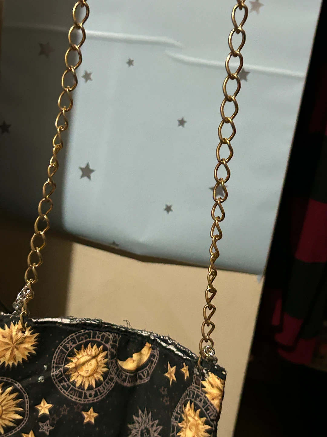 Celestial Print Pouch Bag - photo 3