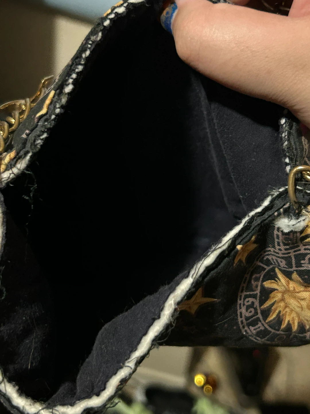 Celestial Print Pouch Bag - photo 4