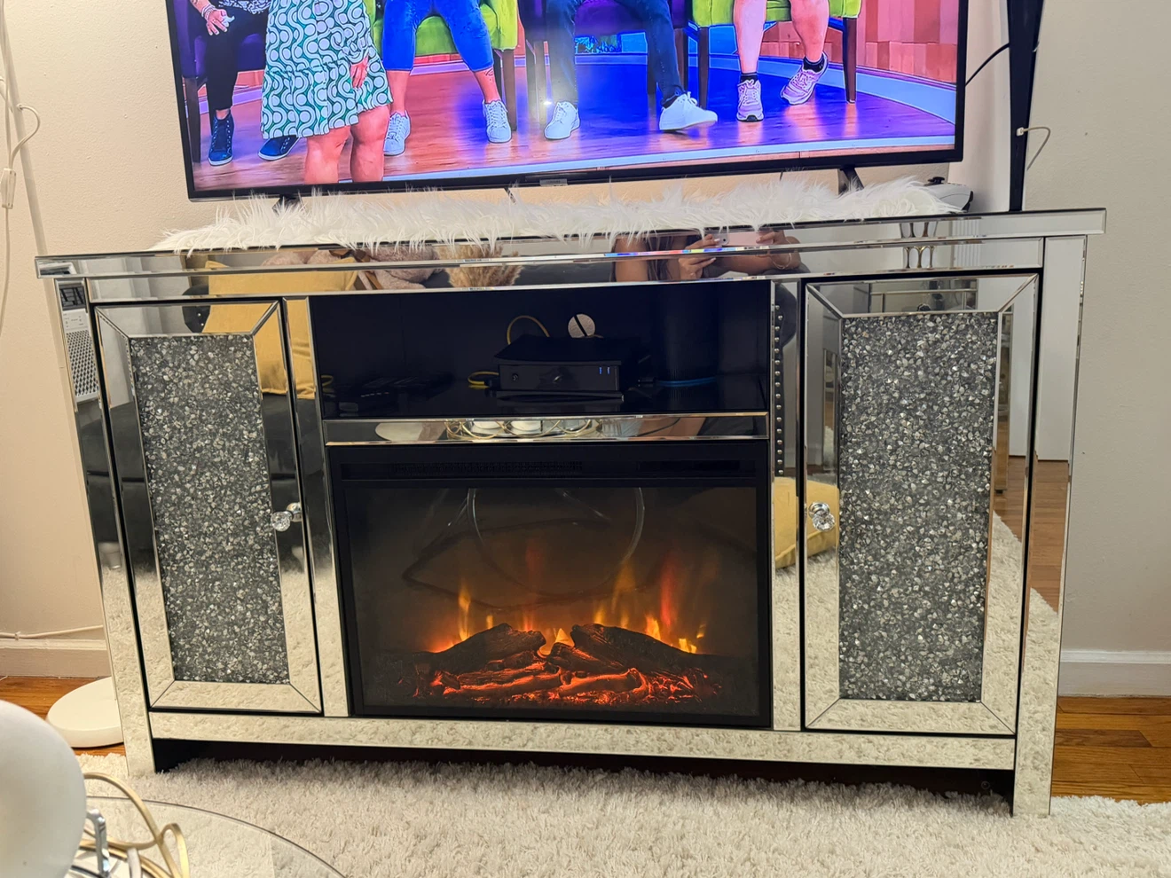 Una chimenea para TV