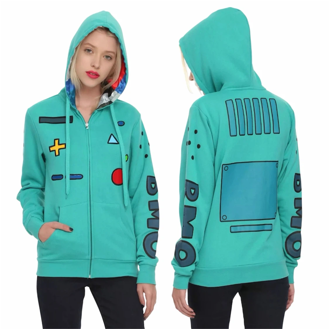 MIGHTY FINE ADVENTURE TIME BMO SWEATER (JUNIOR SIZES) - photo 2