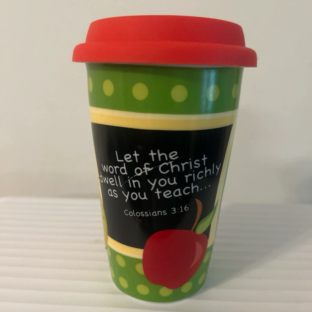Cypress 10 oz Thermal Porcelain Cup with Silicone Lid