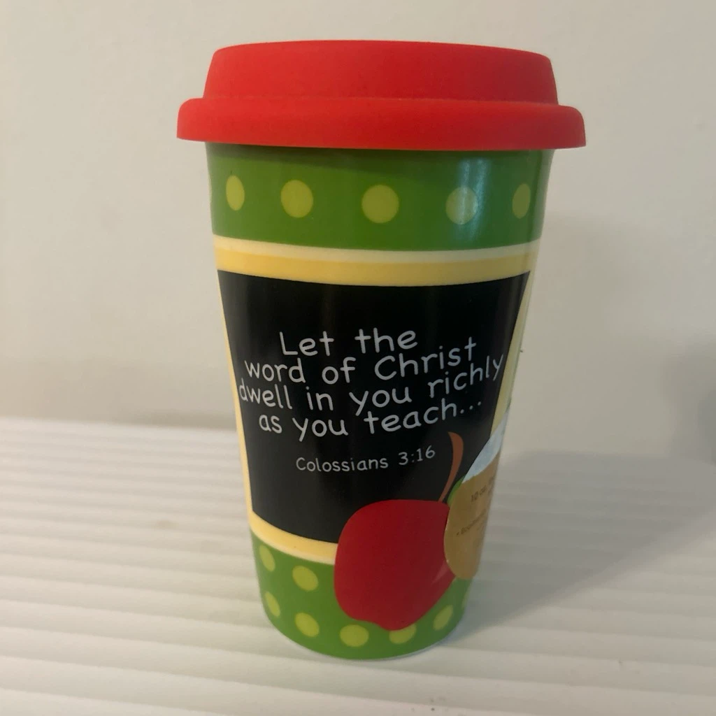 Cypress 10 oz Thermal Porcelain Cup with Silicone Lid - photo 3
