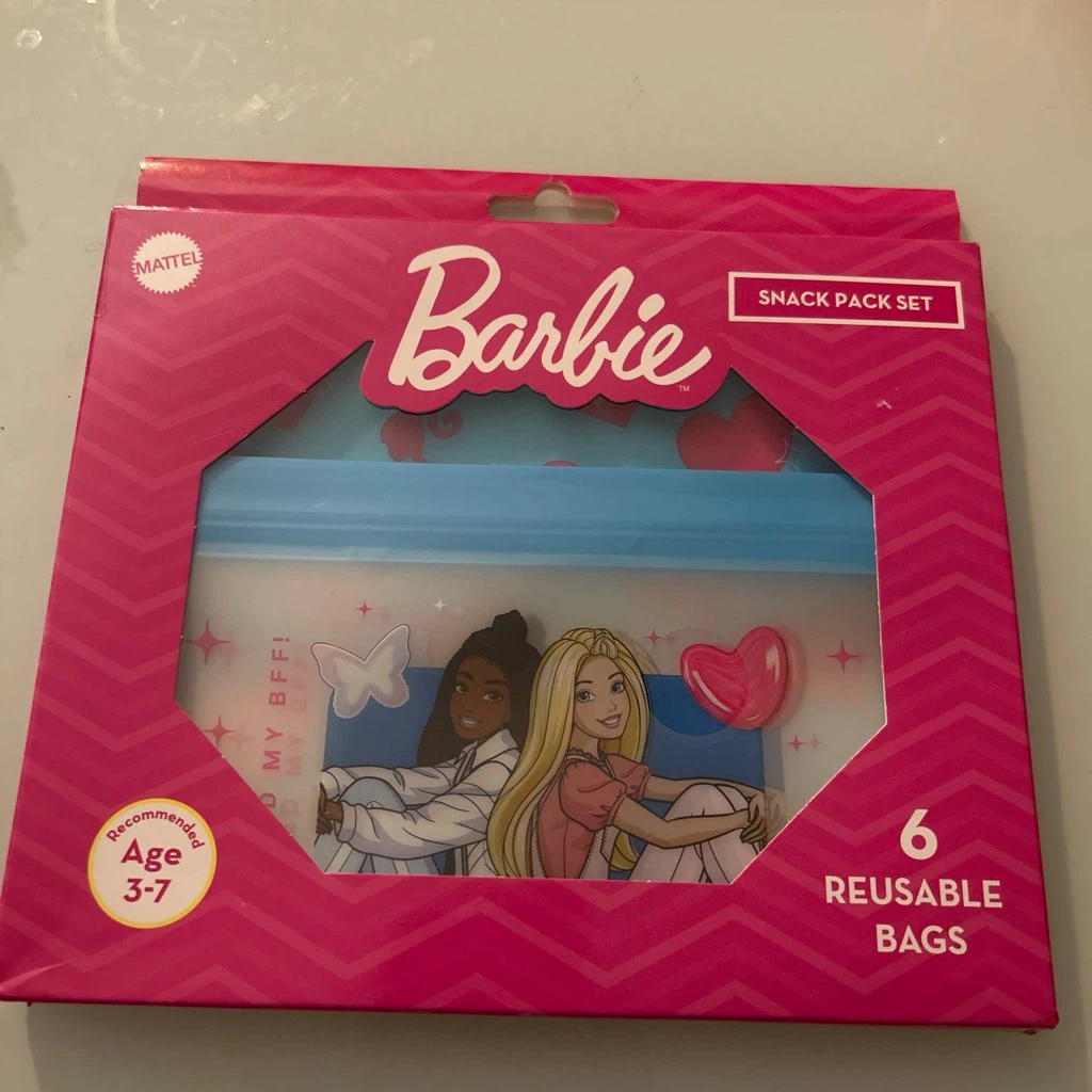 Barbie Reusable Snack Bags - Set of 6 - photo 2