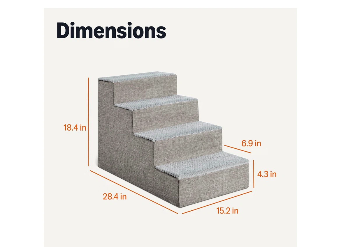 4-Step Dog Stairs for High Beds & Sofas - photo 5