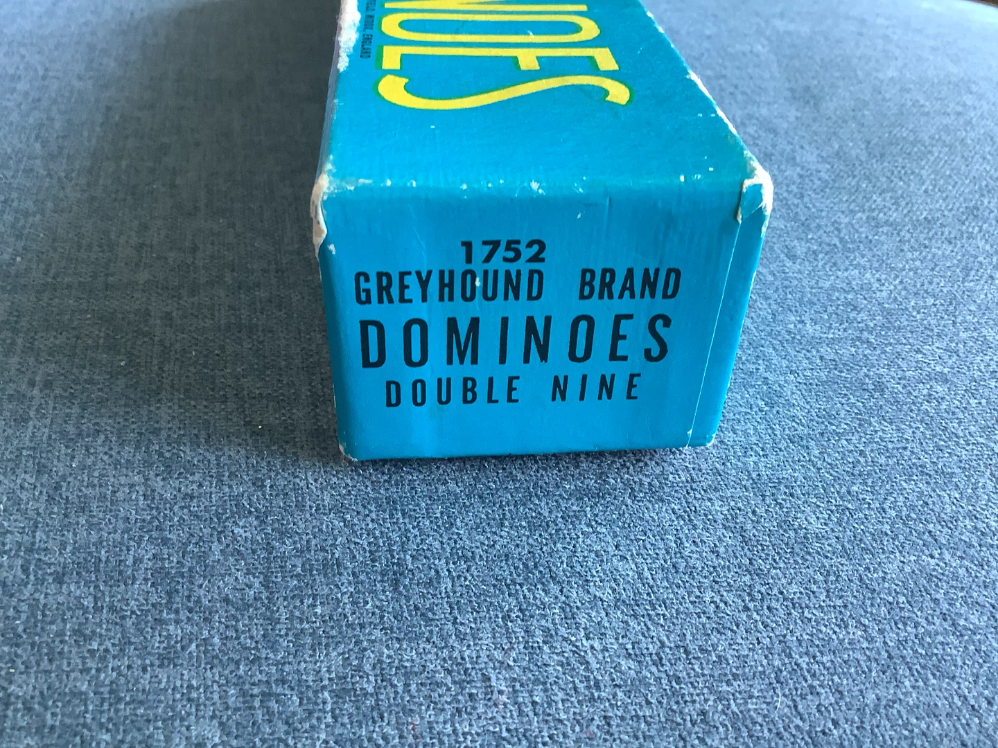 Vtg Greyhound Brand Double 9 Edition Domino Set 🐞 - photo 4