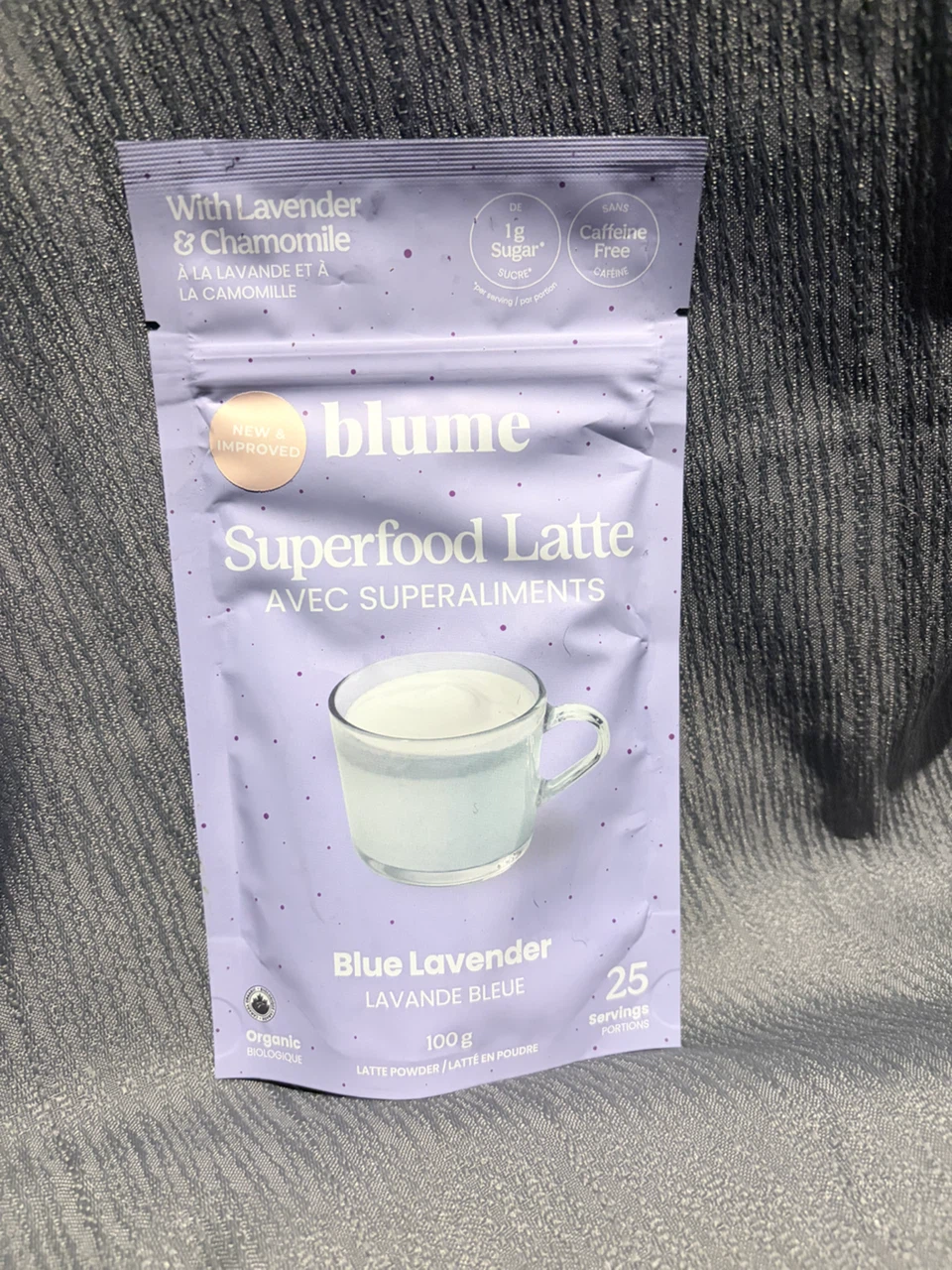 Blume Blue Lavender Superfood Latte Powder