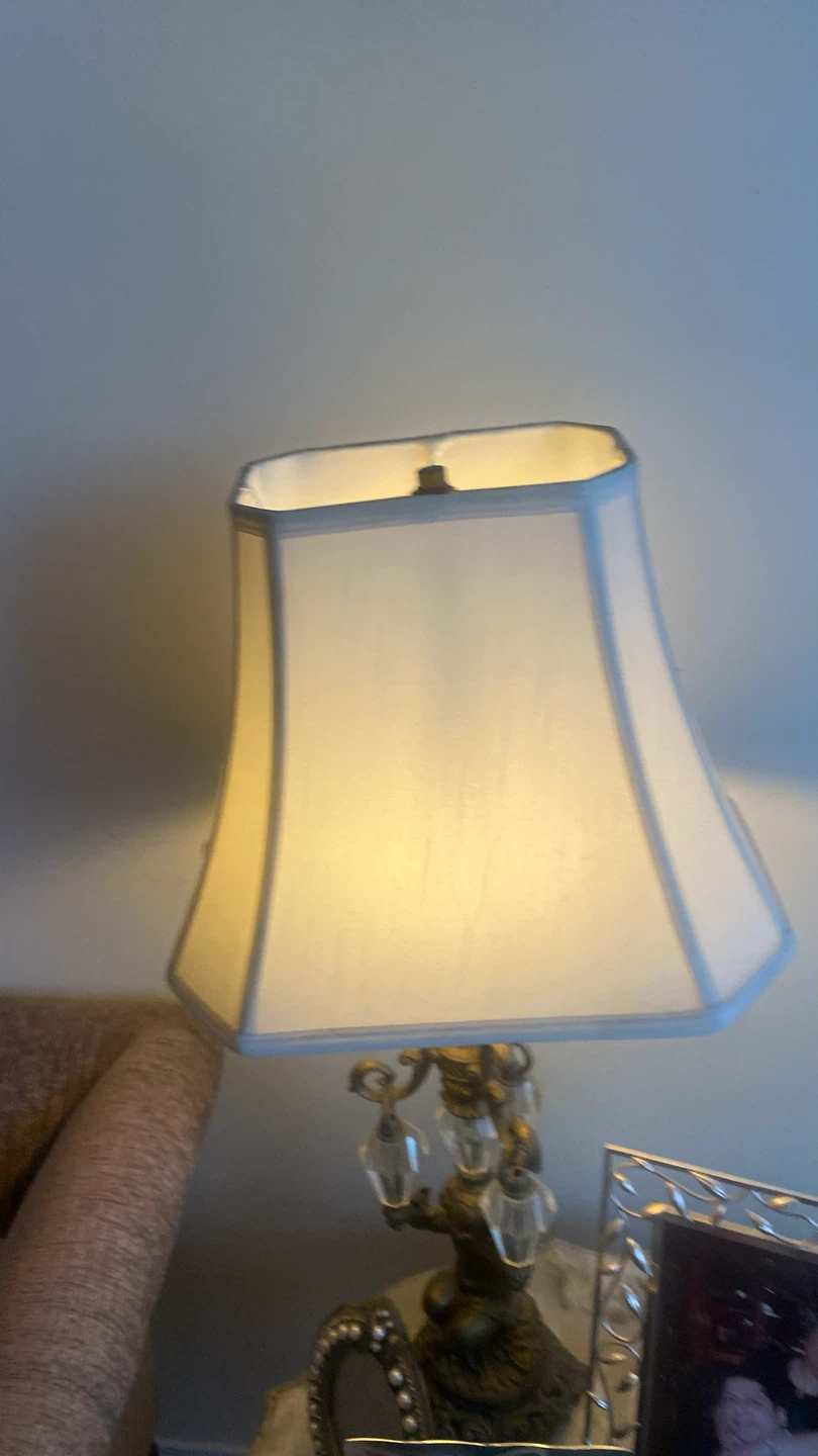 2 Ornate Cherub Table Lamp - photo 2