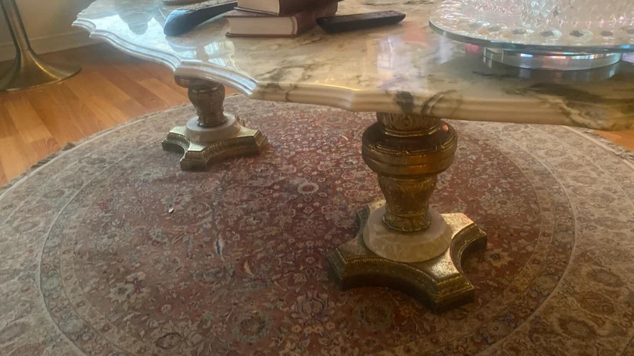 Vintage Marble Coffee Table