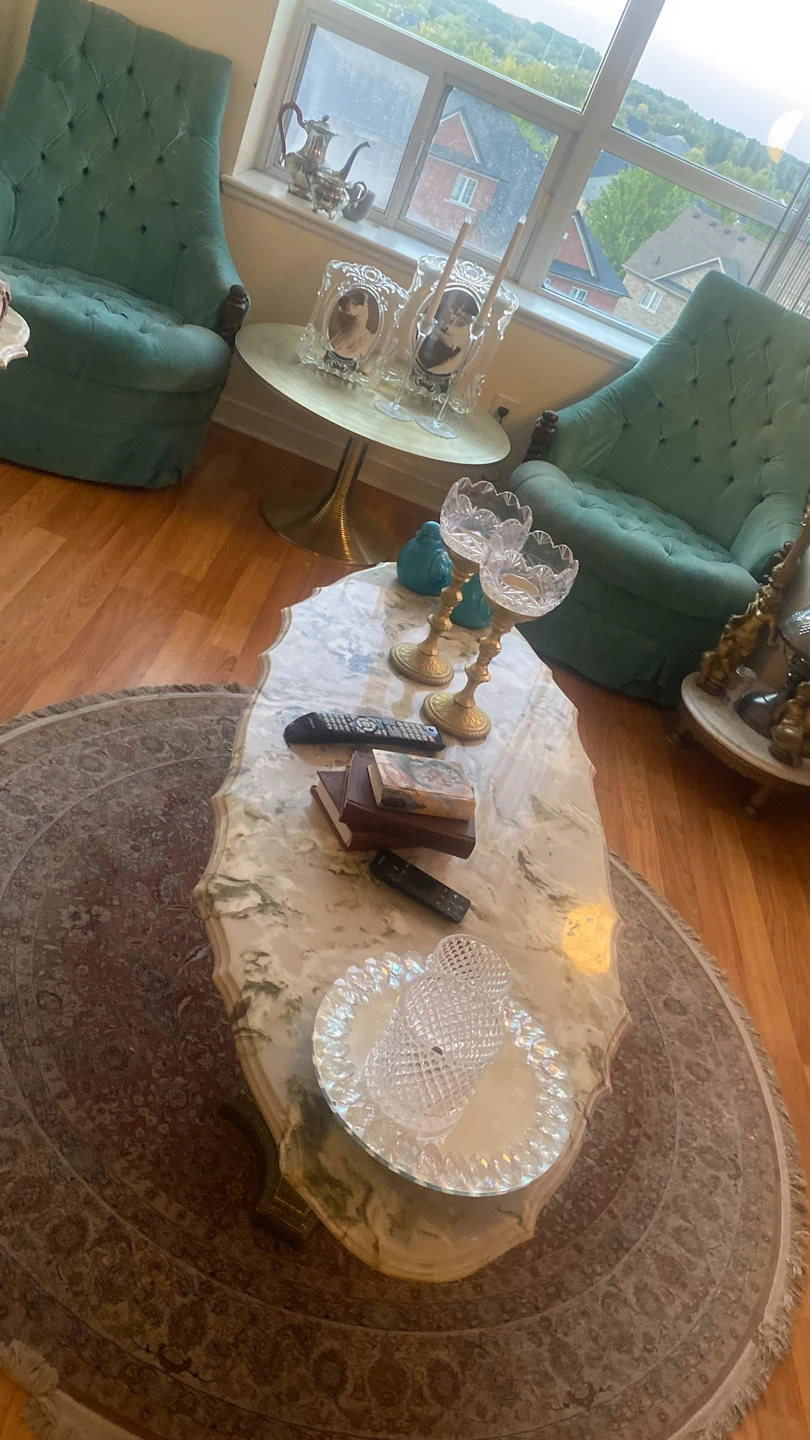Vintage Marble Coffee Table - photo 2