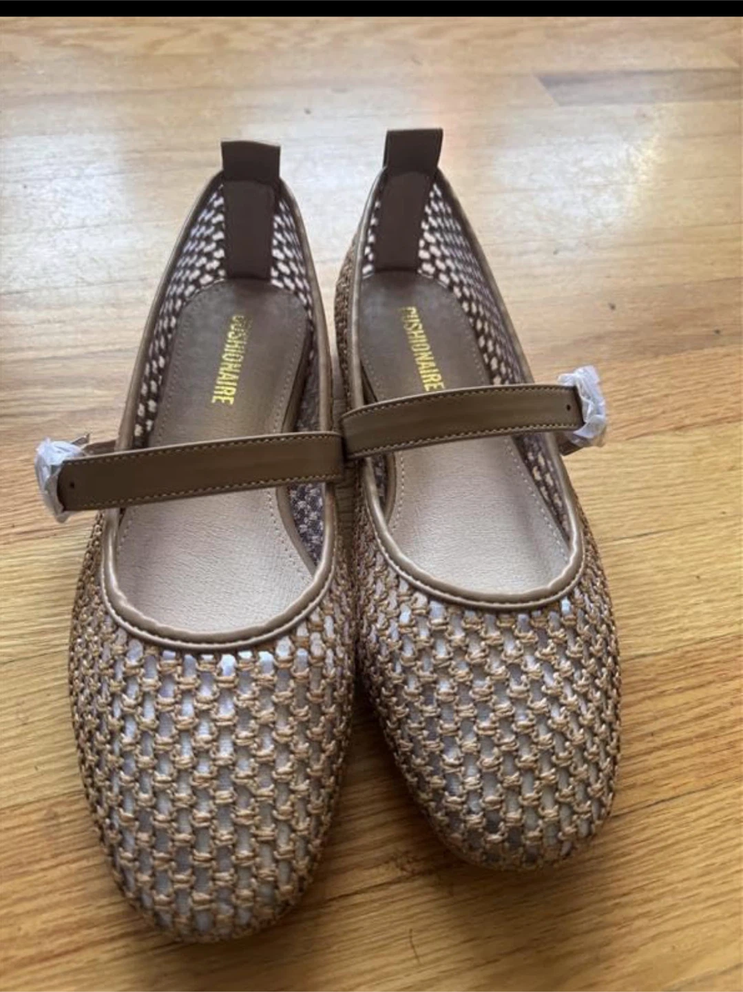 CUSHIONAIRE Gracie Mesh Mary Jane Flats for Women