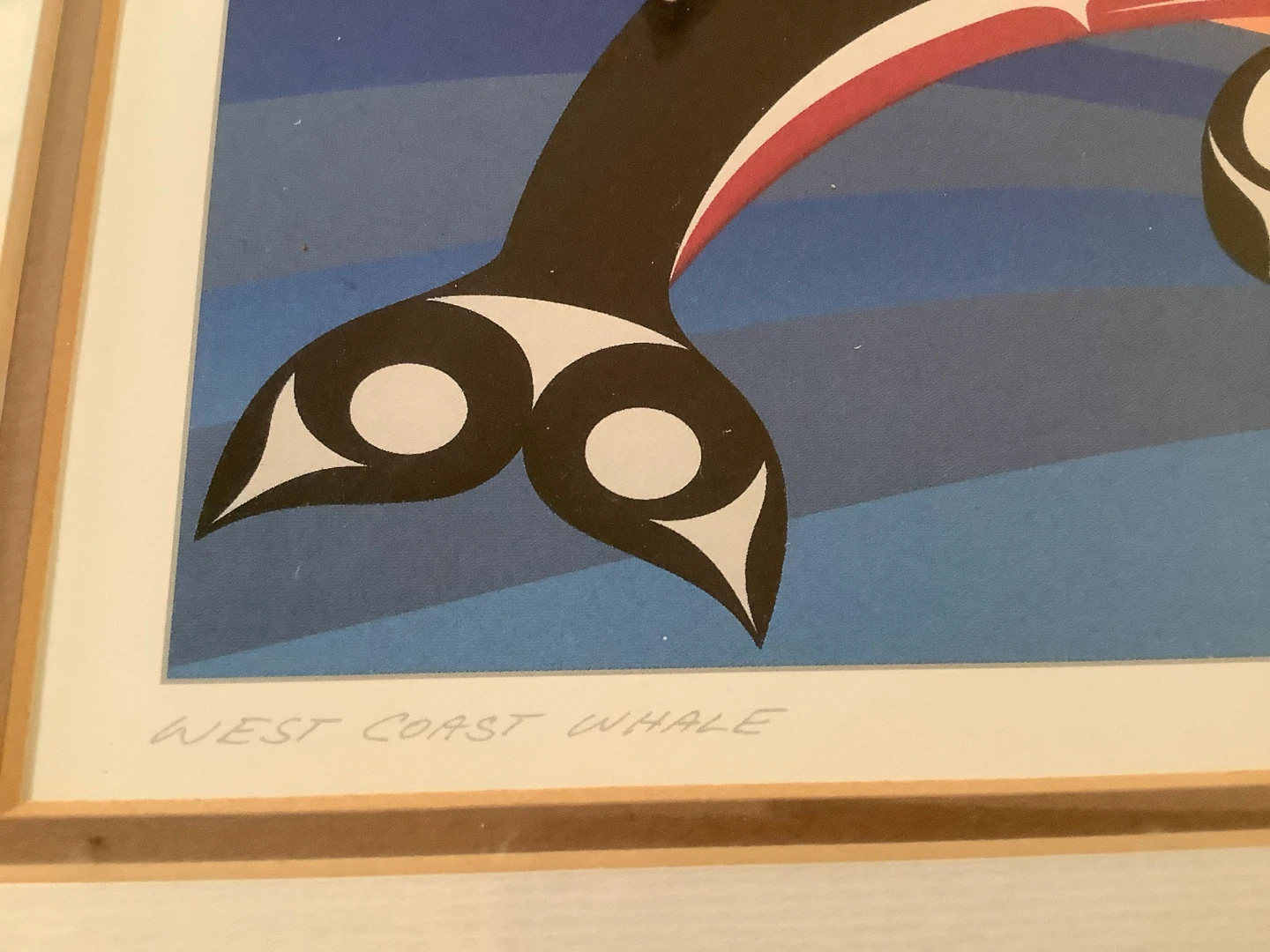 Coast Salish Artist Richard Krentz’s Print “West Coast Whale” 🐞 - photo 3