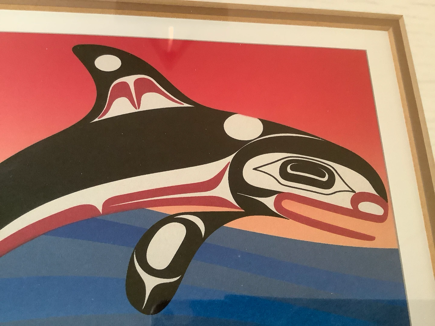 Coast Salish Artist Richard Krentz’s Print “West Coast Whale” 🐞 - photo 4