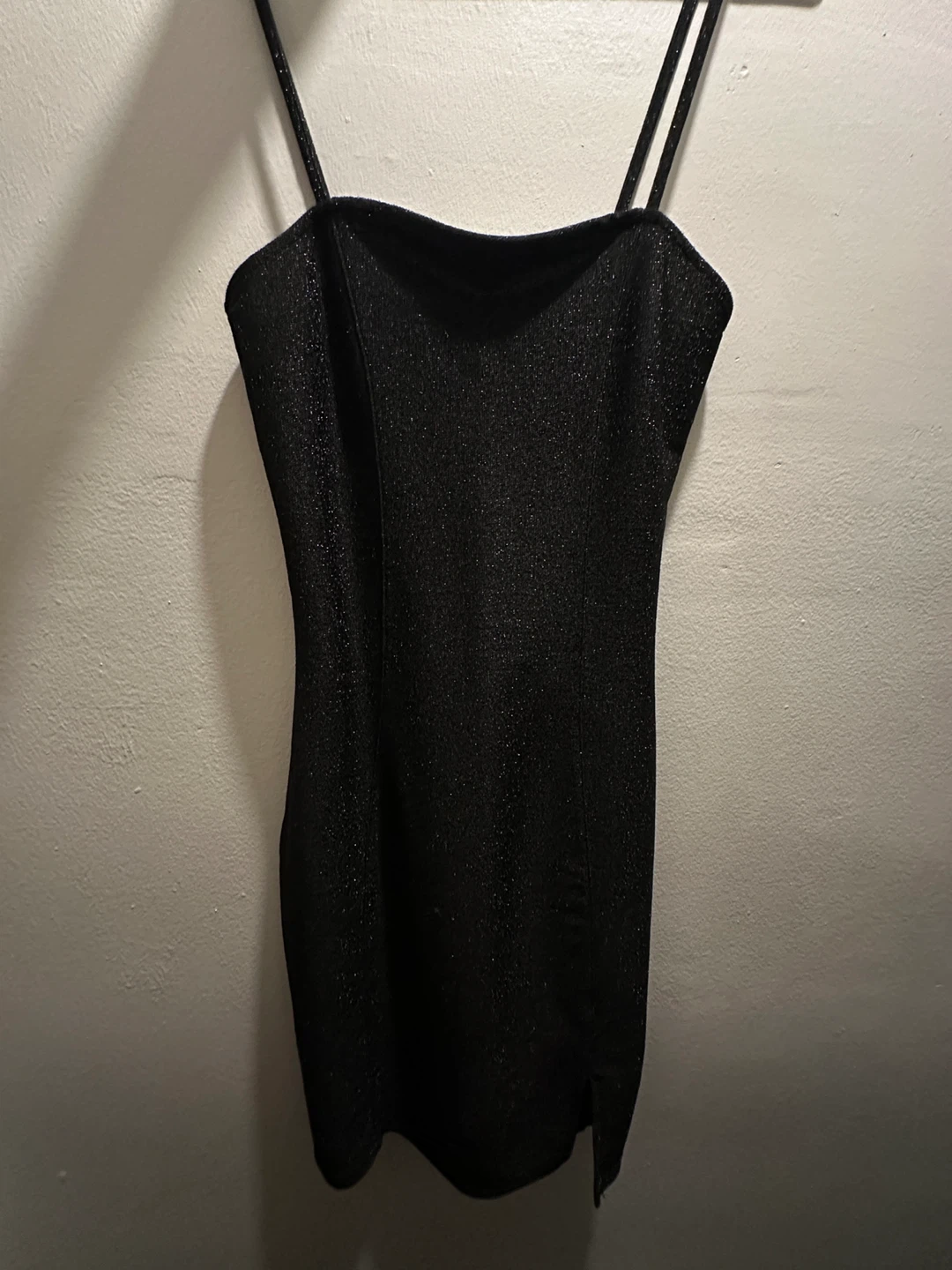 Sparkly Black Mini Dress