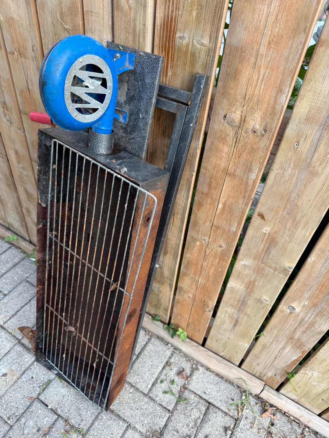 Portable Charcoal Grill with Blower