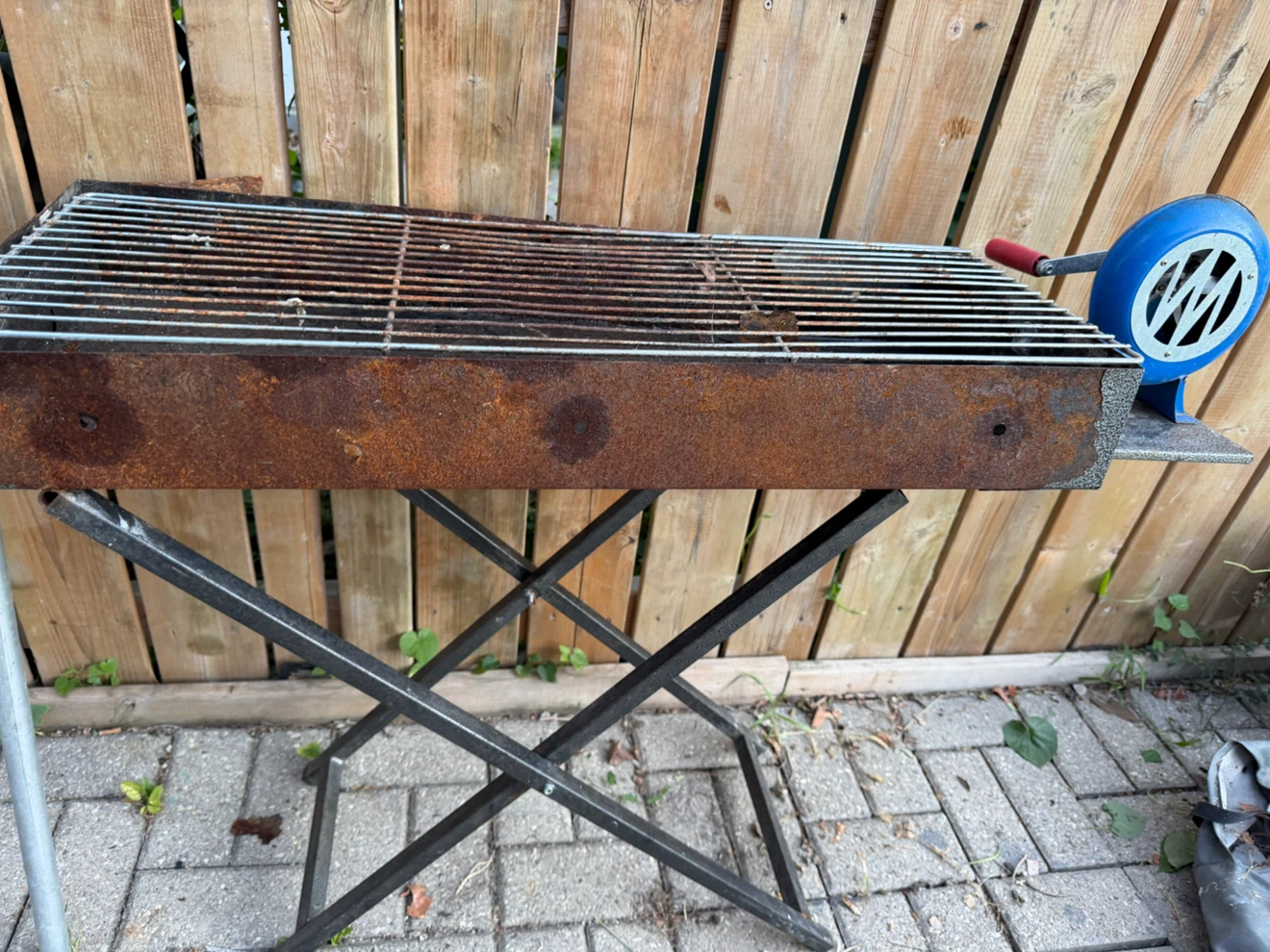Portable Charcoal Grill with Blower - photo 2