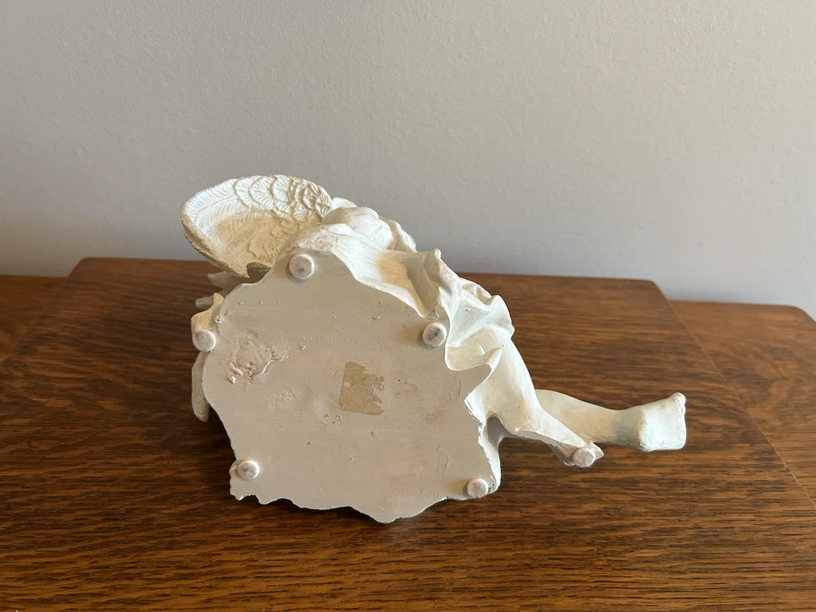 CUTE VINTAGE RESIN ANGEL FIGURINE (SEE LISTING) - photo 4