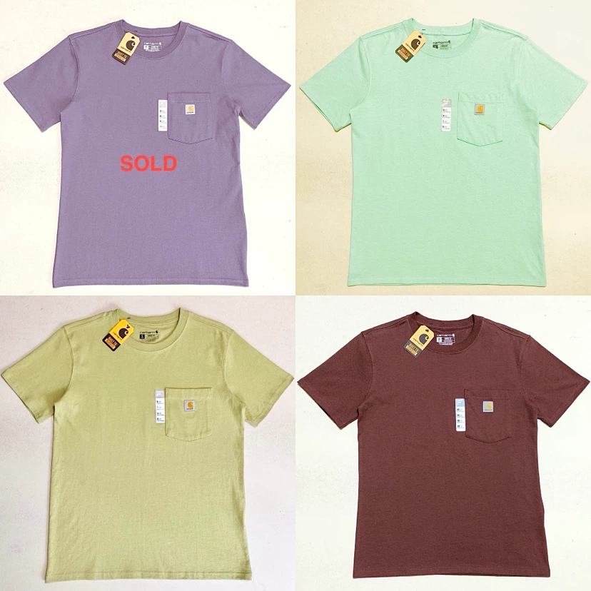 Carhartt Womens/Girls T-Shirt X-Small, Small, XL Loose Fit NEW